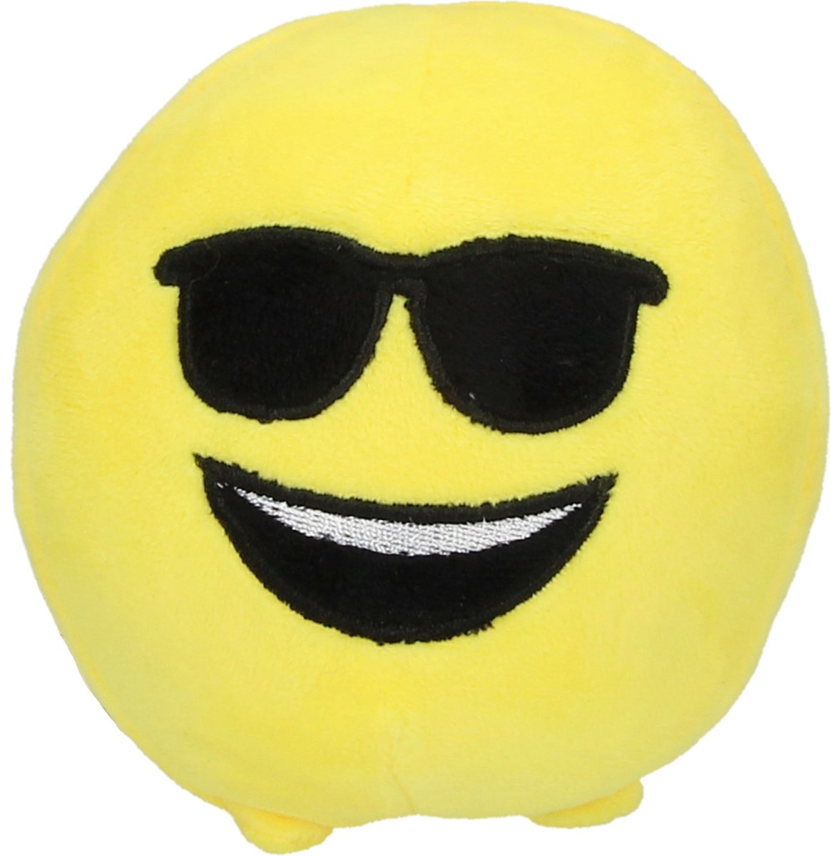 Toyworld Emoji Pluchen Knuffel met Zonnebril – 13x11x35cm | Emoticons | Speelgoed | Kinderen